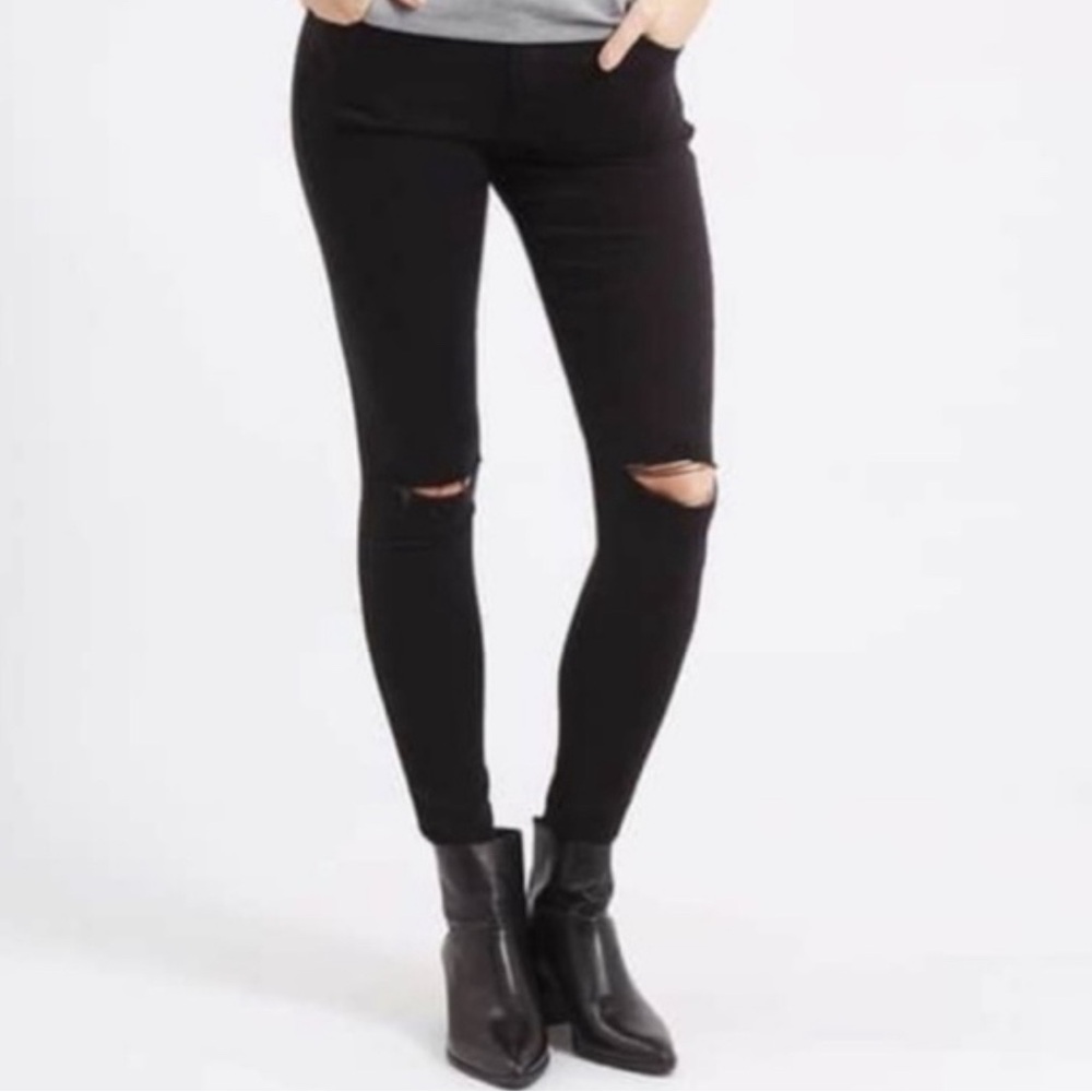 Topshop Leigh black Jeans